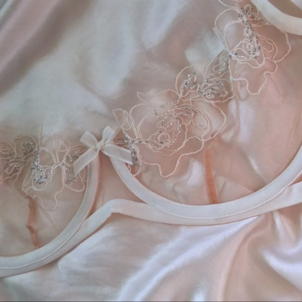 New Agent Provocateur Lindie Bridal Ivory Nude Bra 36D Medium - Picture 5 of 9